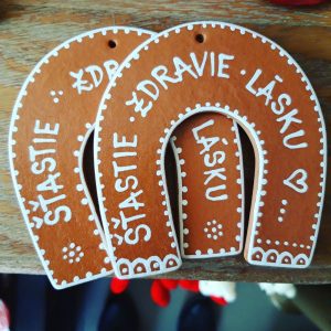 Keramická podkova keramika handmade