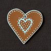 Keramické srdce prírodné keramika handmade
