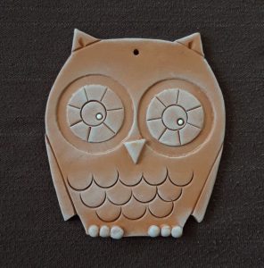 Keramická sova keramika handmade