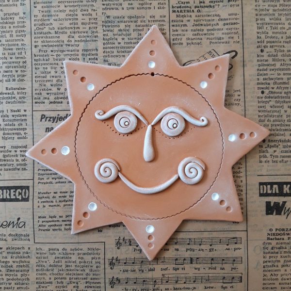 Keramické slnko keramika handmade