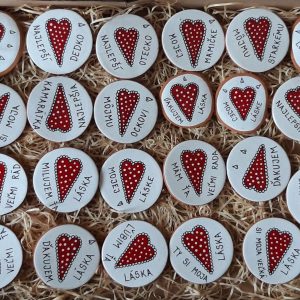 Keramická plaketa s nápisom keramika handmade